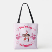 Je bent mijn Valentijn Tote Bag (Achterkant)