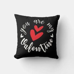 Je bent mijn Valentijn, twee kleine harten Kussen
