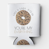 Je bent mijn Verloving van alles-Bagel Wedding Blikjeskoeler (Voorkant)