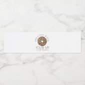 Je bent mijn Verloving van alles-Bagel Wedding Waterfles Etiket (Enkel label)
