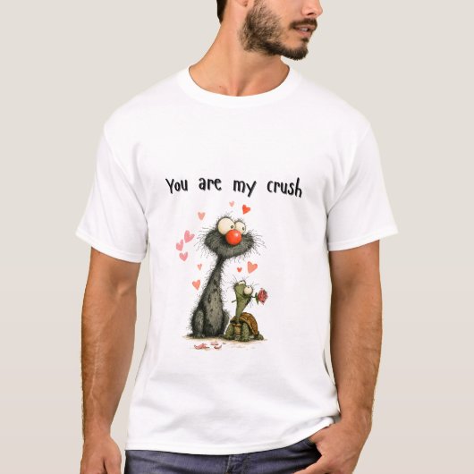 Je bent mijn verpletterde t-shirt (Voorkant)