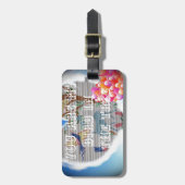 Je bent mijn vogel in de bomen.png bagagelabel (Voorkant verticaal)