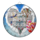 Je bent mijn vogel in de bomen.png dartbord (Voorkant)