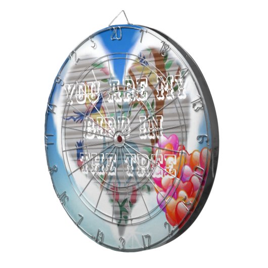 Je bent mijn vogel in de bomen.png dartbord (Voorkant Rechts)