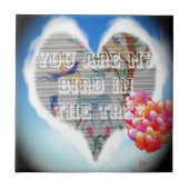 Je bent mijn vogel in de bomen.png tegeltje (Voorkant)