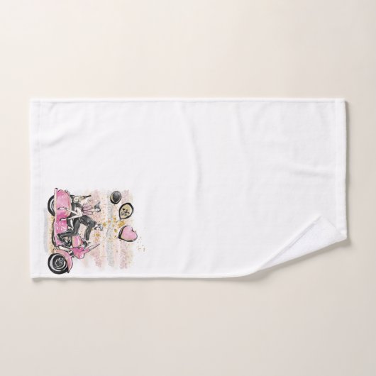 Je bent mijn wereld | Coupure motorfiets Bad Handdoek (Handdoek)