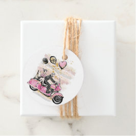 Je bent mijn wereld | Coupure motorfiets Bedankjes Labels