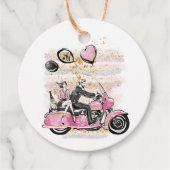 Je bent mijn wereld | Coupure motorfiets Bedankjes Labels (Voorkant)