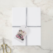 Je bent mijn wereld | Coupure motorfiets Cadeaulabel (Met Touw)