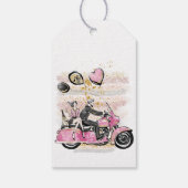 Je bent mijn wereld | Coupure motorfiets Cadeaulabel (Achterkant)