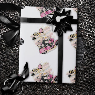 Je bent mijn wereld   Coupure motorfiets Cadeaupapier