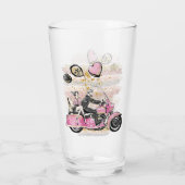 Je bent mijn wereld | Coupure motorfiets Glas (Achterkant)