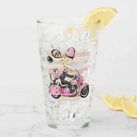 Je bent mijn wereld | Coupure motorfiets Glas (Achterkant ijs)