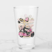 Je bent mijn wereld | Coupure motorfiets Glas (Voorkant)