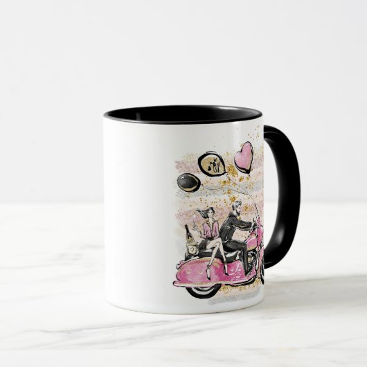 Je bent mijn wereld | Coupure motorfiets Mok (Voorkant rechts)