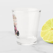 Je bent mijn wereld | Coupure motorfiets Shot Glas (Rechts)