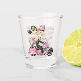 Je bent mijn wereld | Coupure motorfiets Shot Glas