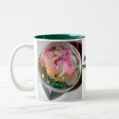 Je bent mijn wereld tweekleurige koffiemok (Links)