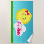 Je bent mijn zon-meisje-zon strandlaken (Voorkant)