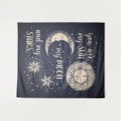 Je bent Mijn zon Mijn maan en mijn sterren Wandkleed (Voorkant (horizontaal))