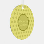 Je bent mijn zondenslijdende kerstversiering. metalen ornament (Voorkant Rechts)