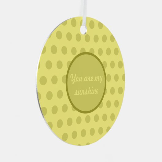 Je bent mijn zondenslijdende kerstversiering. metalen ornament (Voorkant Rechts)