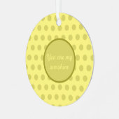 Je bent mijn zondenslijdende kerstversiering. metalen ornament (Voorkant links)