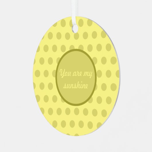 Je bent mijn zondenslijdende kerstversiering. metalen ornament (Voorkant links)