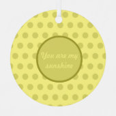 Je bent mijn zondenslijdende kerstversiering. metalen ornament (Voorkant)