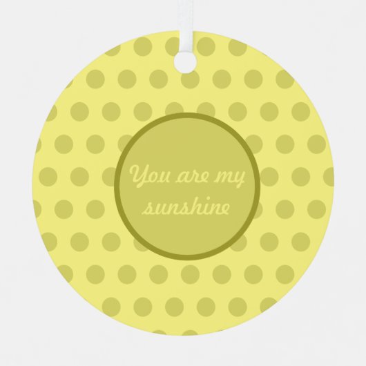 Je bent mijn zondenslijdende kerstversiering. metalen ornament (Voorkant)