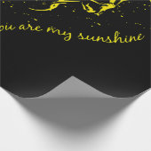 Je bent mijn zonnebloem en paard. cadeaupapier (Hoek)
