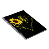 Je bent mijn zonnebloem en paard. notitieboek (Rechterzijde)