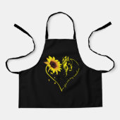 Je bent mijn zonnebloem en paard. schort (Voorkant)