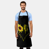 Je bent mijn zonnebloem en paard. schort (Gedragen)