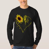 Je bent mijn zonnebloem en paard. t-shirt (Voorkant)