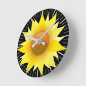Je bent mijn zonnebloem ronde klok (Hoek)