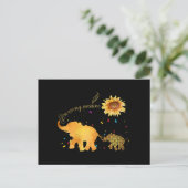 Je bent mijn zonnebloempautisme briefkaart (Staand voorkant)