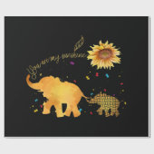 Je bent mijn zonnebloempautisme cadeaupapier (Vlak)