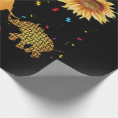 Je bent mijn zonnebloempautisme cadeaupapier (Hoek)