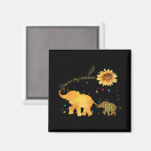 Je bent mijn zonnebloempautisme magneet (Voorkant / Achterkant)