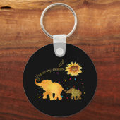 Je bent mijn zonnebloempautisme sleutelhanger (Voorkant)