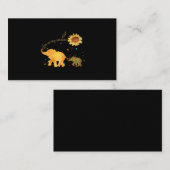 Je bent mijn zonnebloempautisme visitekaartje (Voorkant / Achterkant)