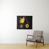 Je bent mijn zonnebloempautisme wandkleed (In Situ (horizontaal))