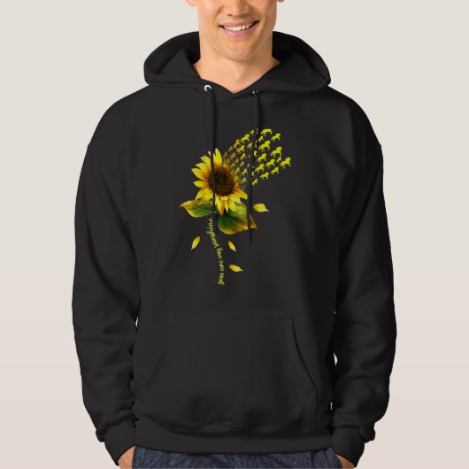 Je bent mijn zonnebloempitten. hoodie (Voorkant)