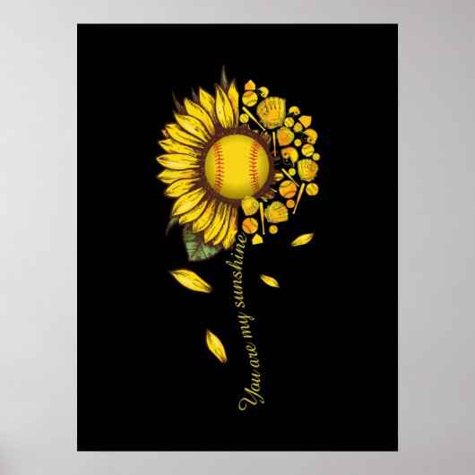 Je bent mijn Zonnebloemzonnebloem. Poster (Voorkant)