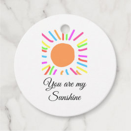 je bent mijn zonnegeel oranje zonnestralen , voeg  bedankjes labels