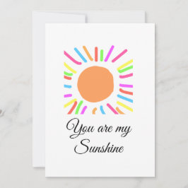 je bent mijn zonnegeel oranje zonnestralen , voeg  kaart