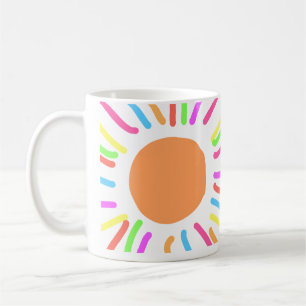 je bent mijn zonnegeel oranje zonnestralen , voeg koffiemok