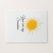 je bent mijn zonnegeel oranje zonnestralen , voeg  legpuzzel (Horizontaal)