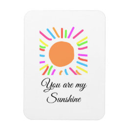 je bent mijn zonnegeel oranje zonnestralen , voeg  magneet